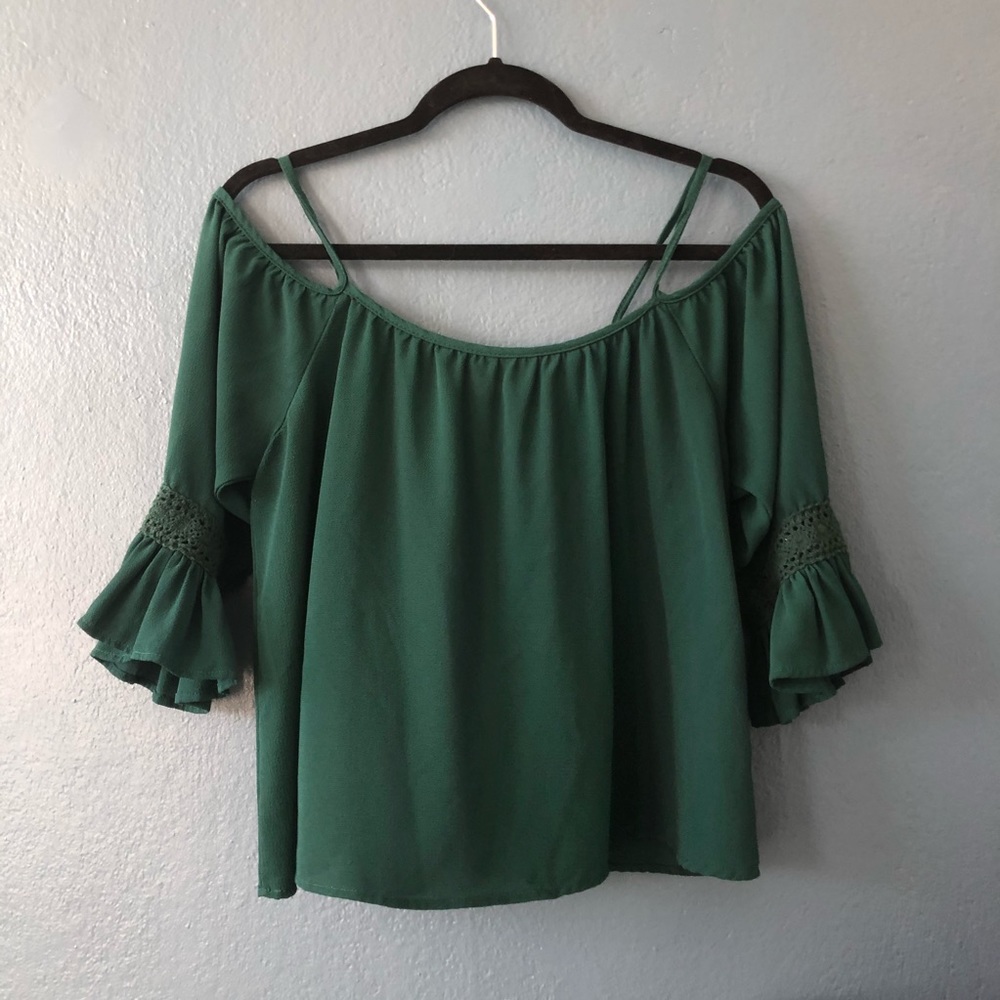 Dark Green Blouse
